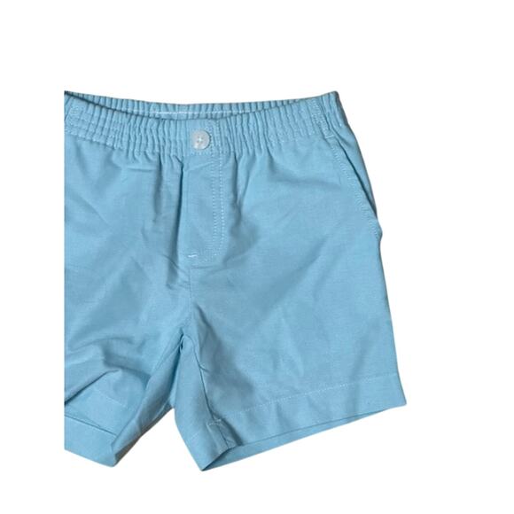 IZOD Casual Shorts Pull On Pinstripe Pattern Lightweight Blue Baby Boy 3T NWT - Picture 3 of 8